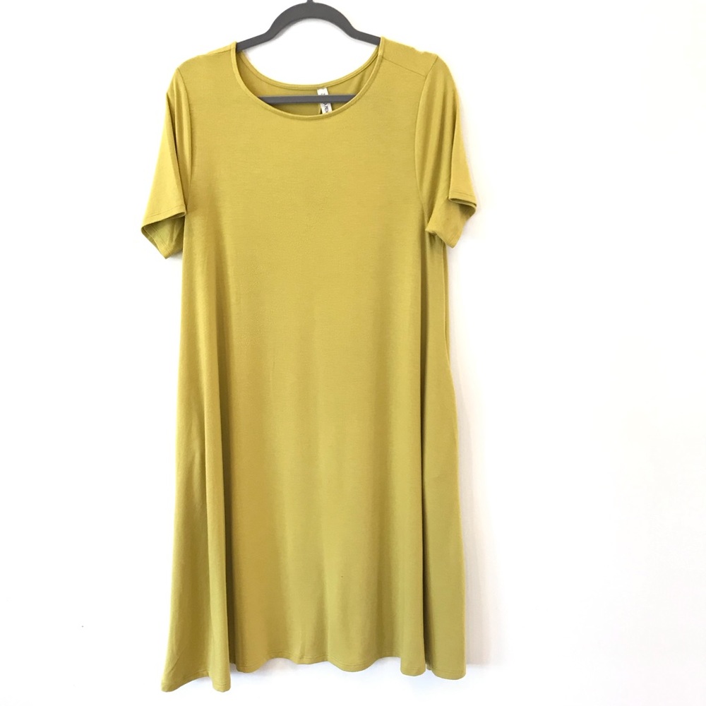 Lime Green Swing Dress